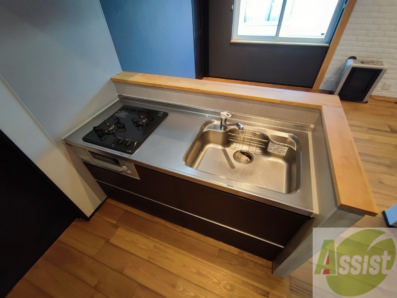 キッチン　キッチンはスペースも広々していて使いやすそうですよ！