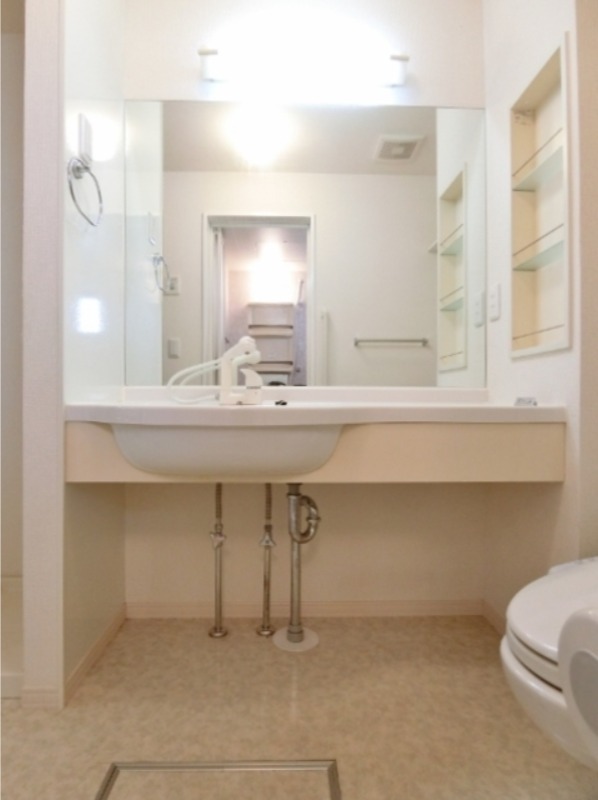 洗面設備　図面と現状に相違がある場合には現状を優先