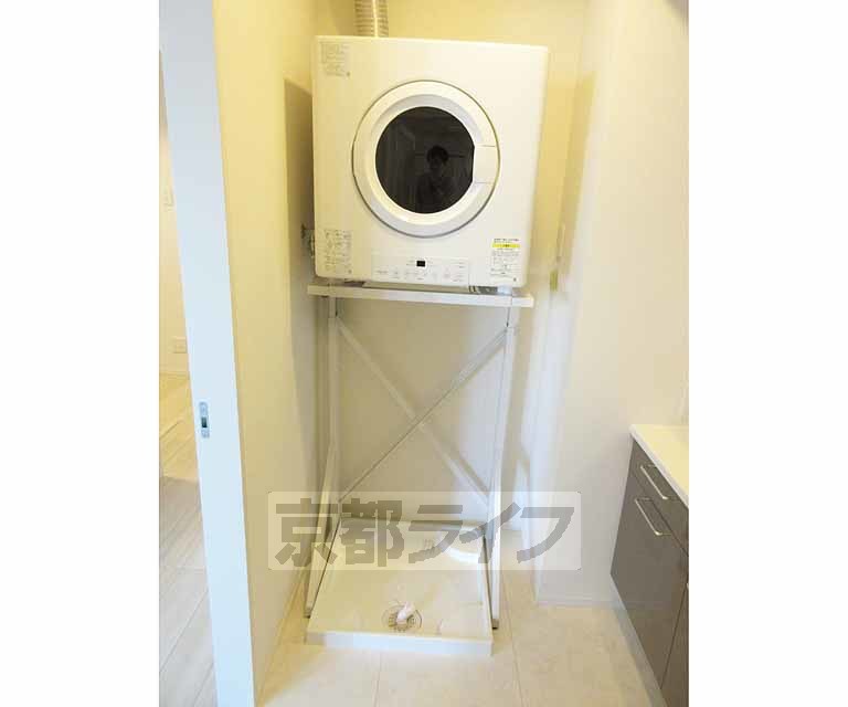 洗面設備　洗面所に洗濯機置けます！