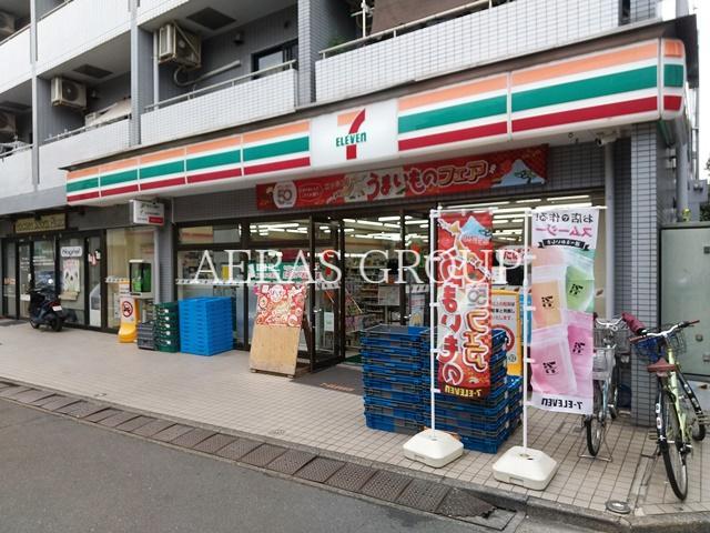 コンビニ　セブン-イレブン 中野桃園店（コンビニ）まで453m