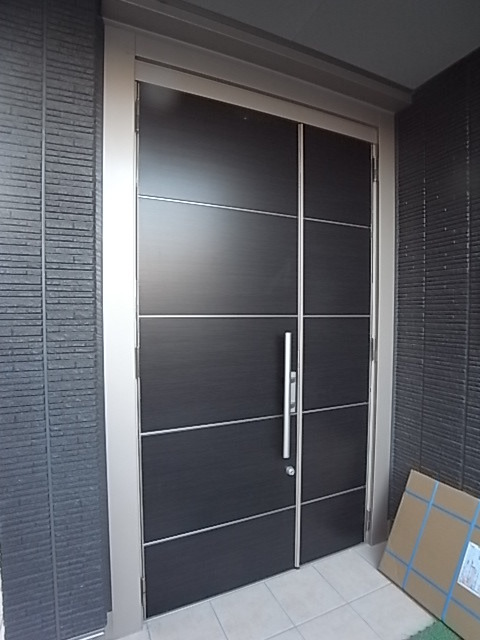 エントランス　建設中