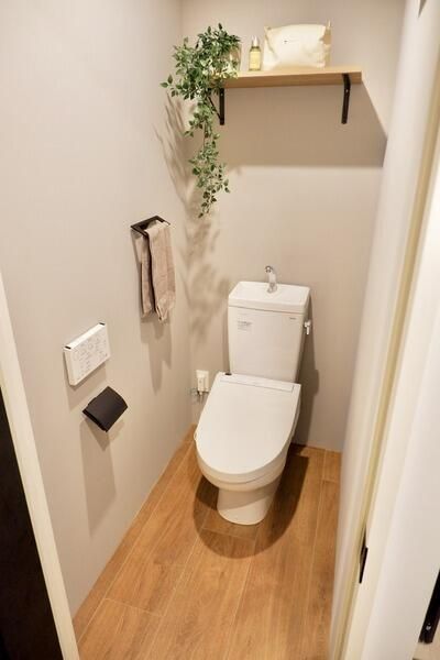 トイレ　ゆったりとした空間のトイレです