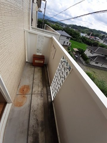 バルコニー　落ち着いた時間を過ごせるバルコニーです