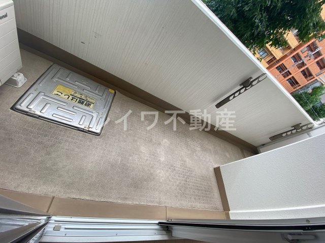 バルコニー　落ち着いた時間を過ごせるバルコニーです