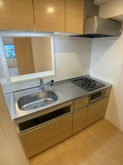 キッチン　システムキッチン。