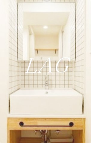 洗面設備　洗面台です。