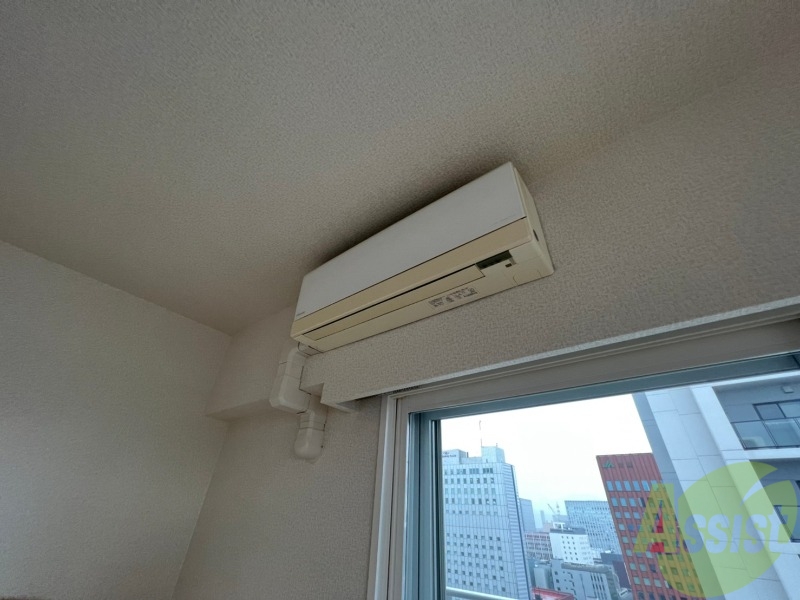 その他設備　エアコンが設置してありますので、寒暖対策もばっちり。