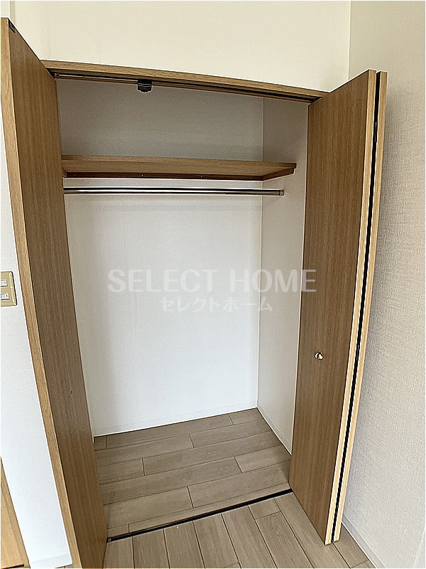 収納　たっぷりとした収納スペースです