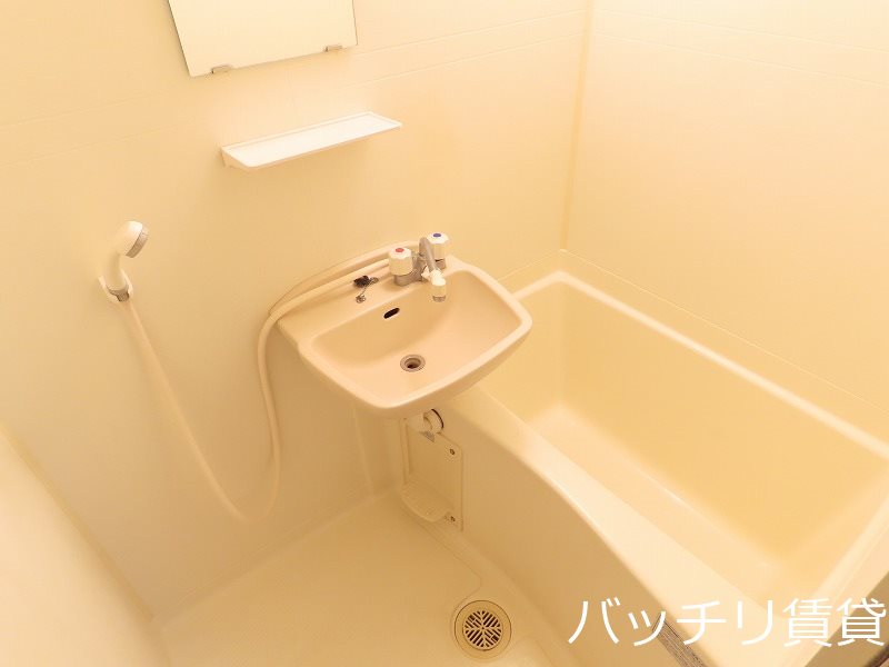 洗面設備　別号室タイプの為、現状を優先致します。