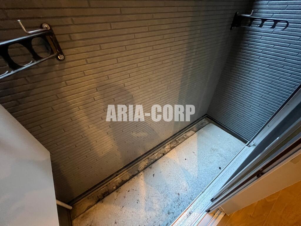 バルコニー　バルコニー浴室乾燥機室内物干しの3箇所でお洗濯物を干せます