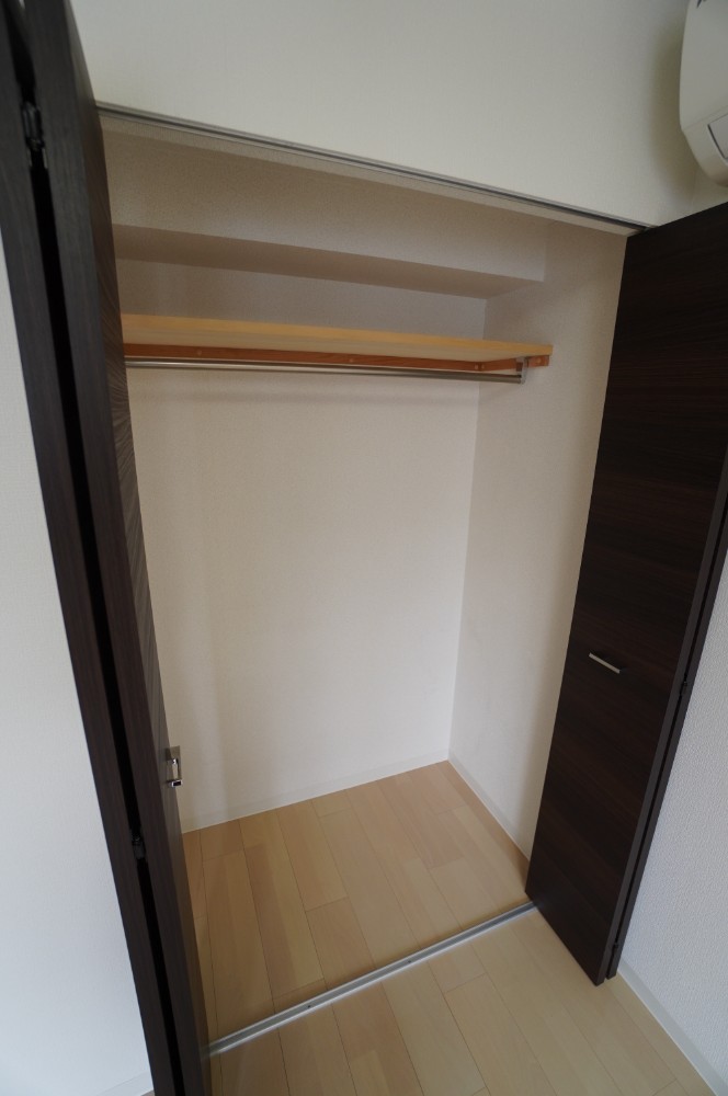 収納　収納力のあるクローゼットです！