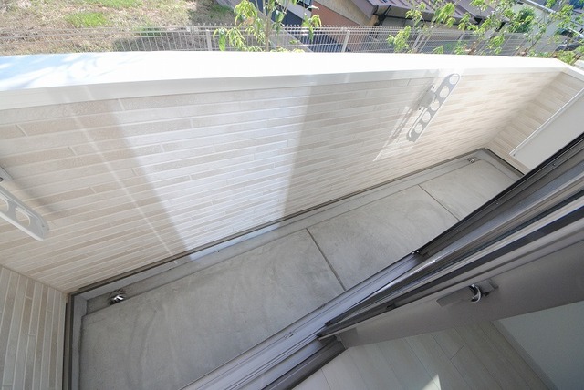 バルコニー　写真は１０２号室