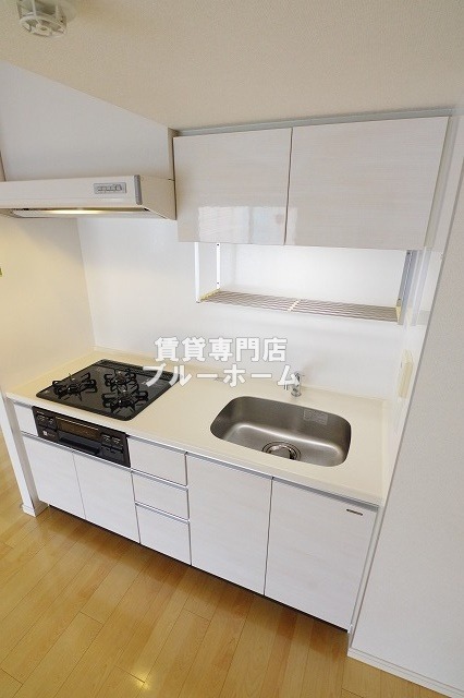 キッチン　3口システムキッチン！