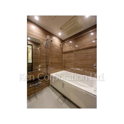 バス・シャワールーム　同タイプ2階のお部屋を撮影。仕様が異なることがあります。