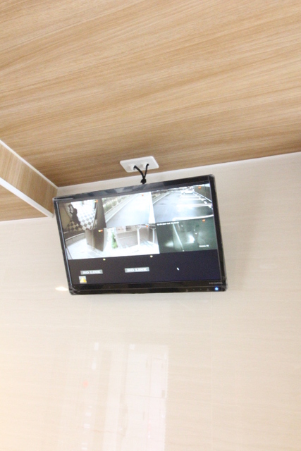 セキュリティ　防犯カメラモニターあり♪