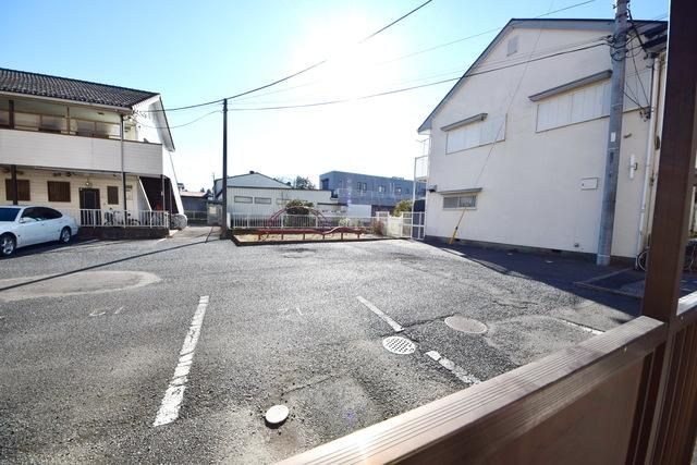 駐車場　バルコニーからの眺望です