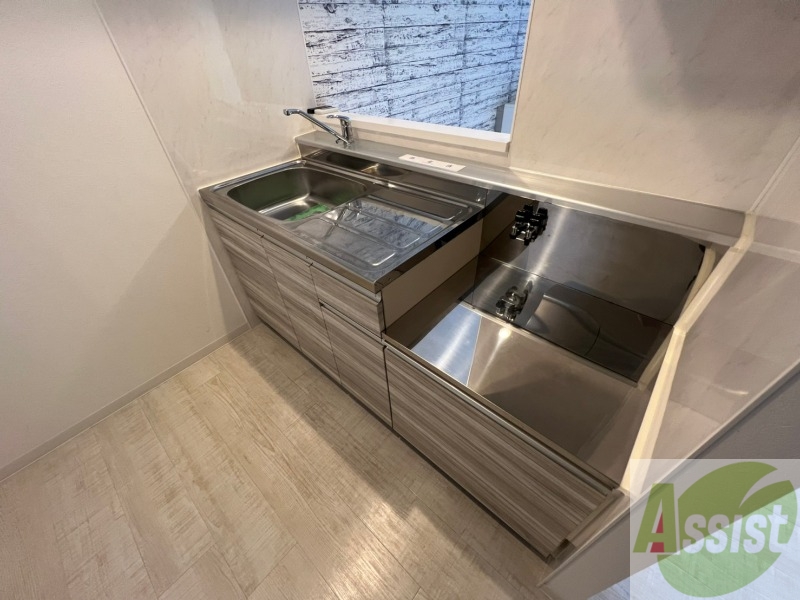 キッチン　キッチンはスペースも広々していて使いやすそうですよ！