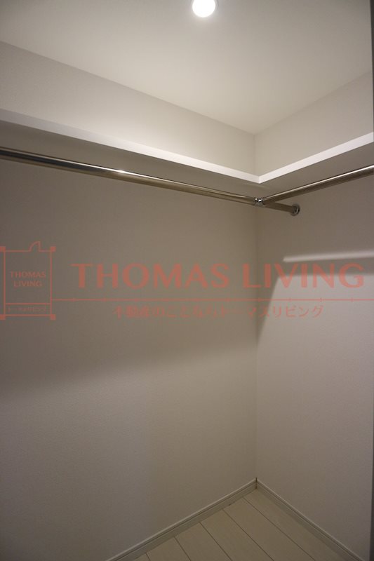 収納　大容量のウォークインクローゼット