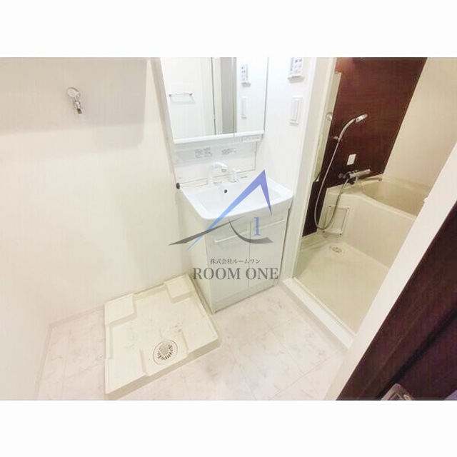 洗面設備　洗面台です。