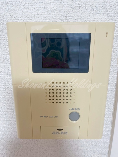 セキュリティ　モニター付きインターホンでセキュリティ安心♪