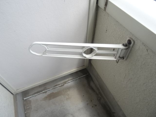 その他設備　物干し竿置けます