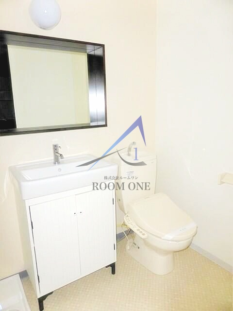 洗面設備　洗面台です。