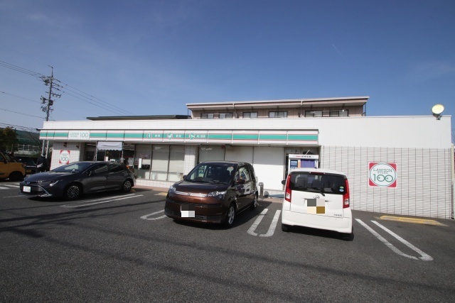 コンビニ　ローソンストア１００　杁ヶ池公園店（コンビニ）まで100m