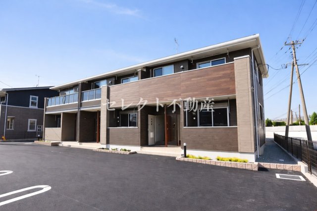 建物外観　【ル・ソレイユII】落ち着いた雰囲気の外観です