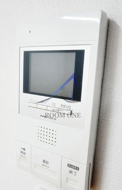 セキュリティ　モニター付きインターホンです。