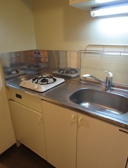 キッチン　１口ガスキッチン♪