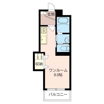 ミモザハイムの間取り写真