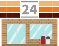 コンビニ　セブンイレブン福岡薬院駅前店（コンビニ）まで203m