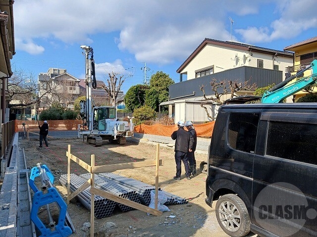 建物外観　建設中