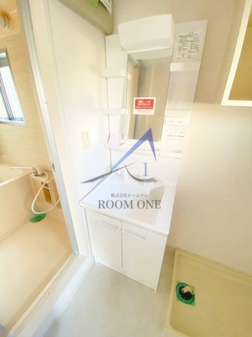 洗面設備　洗面台です。