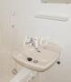 洗面設備　洗面台です。