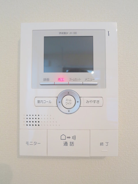 セキュリティ　来訪者が確認できるTVドアフォン