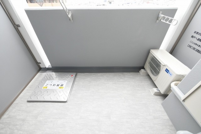 バルコニー　落ち着いた時間を過ごせるバルコニーです