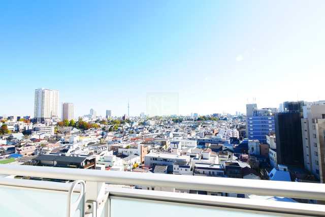 眺望　アパートメンツ千駄木の展望