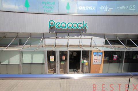 スーパー　ピーコックストア文京グリーンコート店（スーパー）まで671m