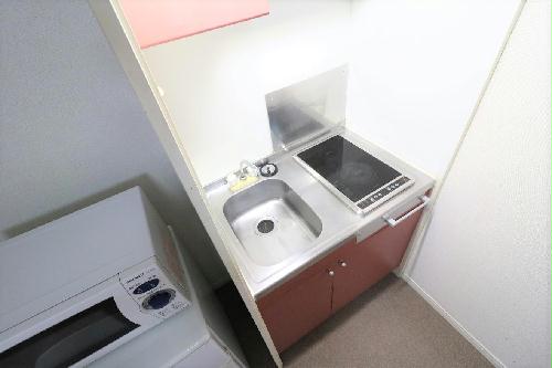 キッチン　２口コンロ付きラジエントヒータを設置