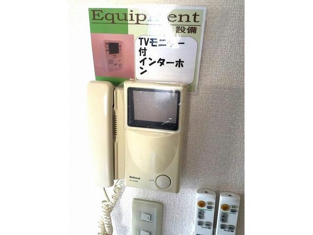 セキュリティ　室内写真は別部屋の写真です。