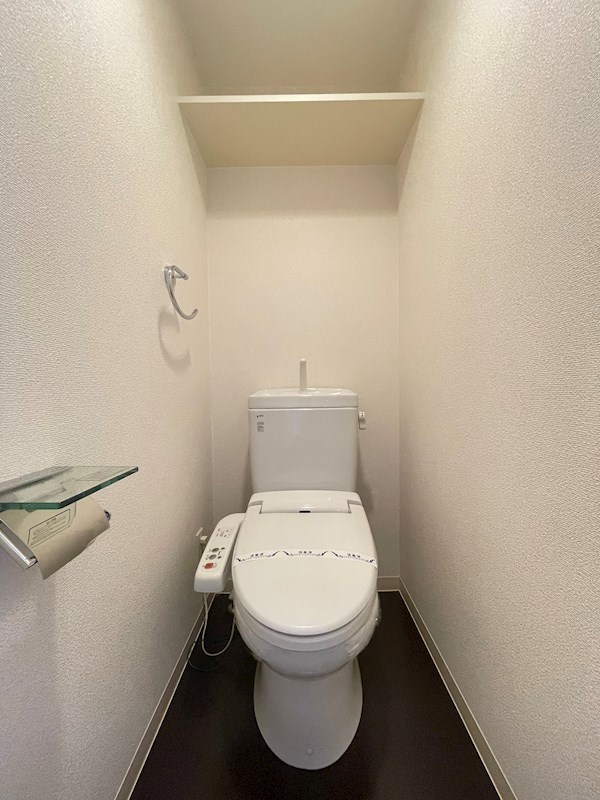 トイレ　ゆったりとした空間のトイレです