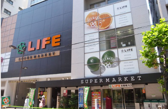 スーパー　ライフ 新御徒町店（スーパー）まで180m