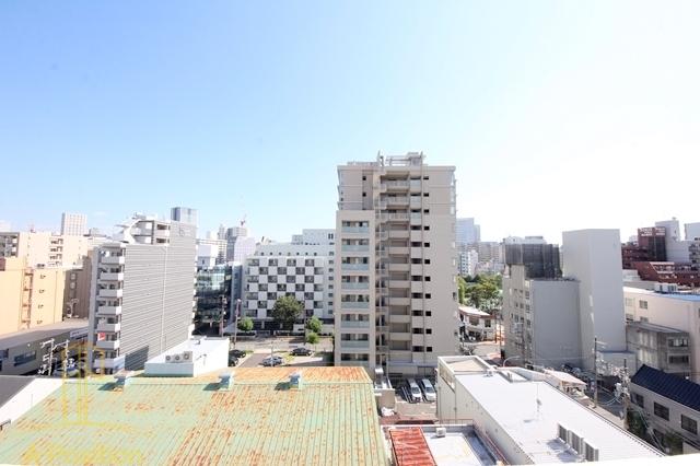 眺望　ララプレイス京町堀プロムナード