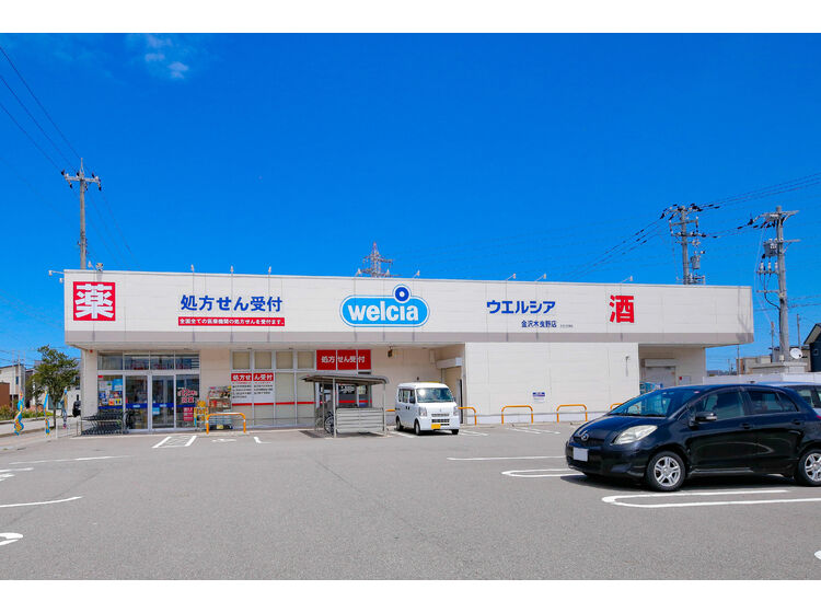ドラックストア　ウエルシア金沢木曳野店（ドラッグストア）まで660m