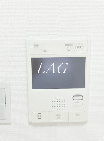 セキュリティ　モニター付きインターホンです。