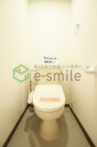 トイレ　ゆったりとした空間のトイレです