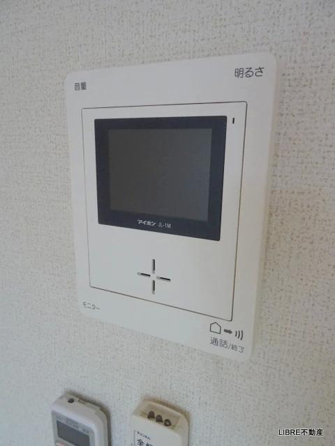 セキュリティ　モニター付きインターホン完備
