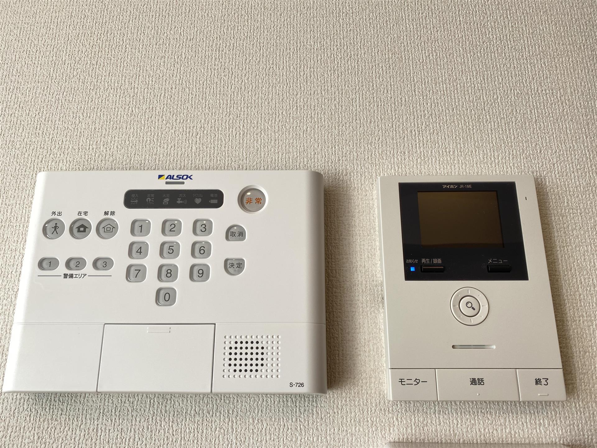 セキュリティ　ＡＬＳＯＫ　モニタ付インターホン