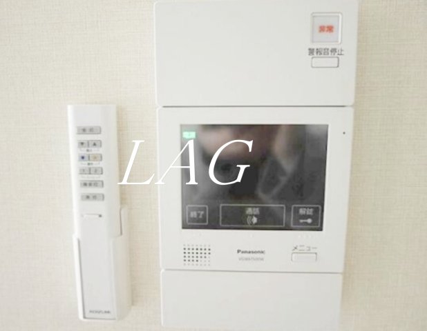 セキュリティ　モニター付きインターホンです。